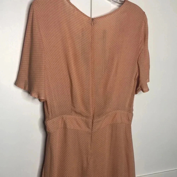 SAGE THE LABEL Peach Polka Dot Dress - Picture 3 of 7